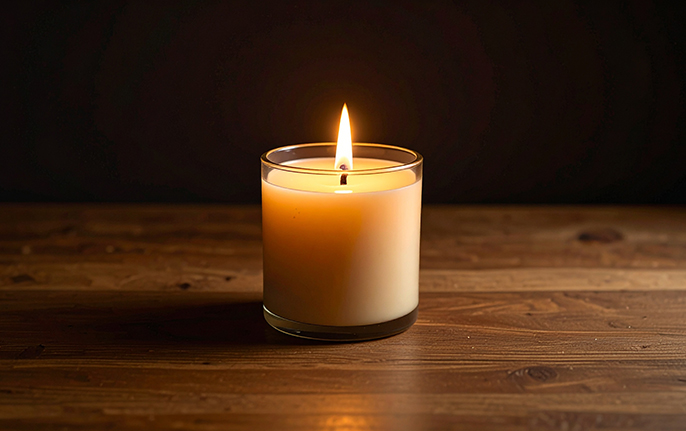 蜡烛、烛火的图片（2000K 的示意）