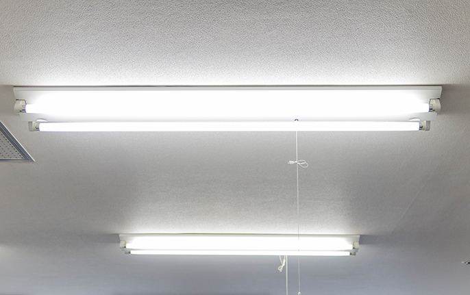 荧光灯色温度的示意图